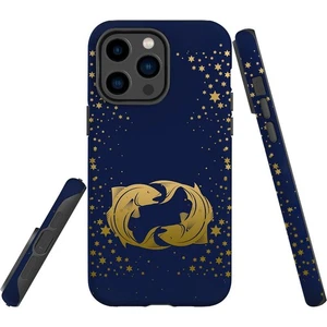 For iPhone 14 Pro Max Case Tough Protective Cover, Pisces Drawing - Picture 1 of 8