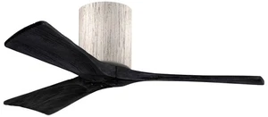 42" Matthews Irene 3H Barnwood and Black Remote Hugger Ceiling Fan - Picture 1 of 1