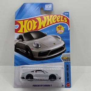 2026 Hot Wheels Porsche 911 Carrera T Gray From A CASE - Picture 1 of 2