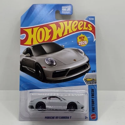 2026 Hot Wheels Porsche 911 Carrera T Gray From A CASE - Image 1 of 2