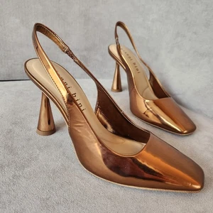 Gianni Bini Sling-Pumps 8,5 bronze metallic verspiegelt Isla geformte Absätze neu 100 $ - Bild 1 von 15