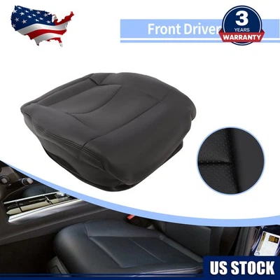 For 2010 To 2014 Mercedes Benz E Class E350 E550 Driver Bottom Seat Cover Black - Image 1 of 4