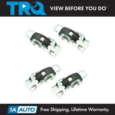 TRQ Door Handle Interior Inside Black Front & Rear Set of 4 for Chevy Pontiac Foto 1 de 4
