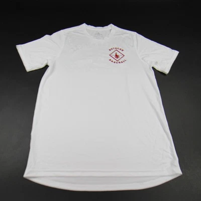 Rutgers Scarlet Knights 阿迪达斯 Aeroready 短袖衬衫男式白色全新 — 第 1/4 张图片