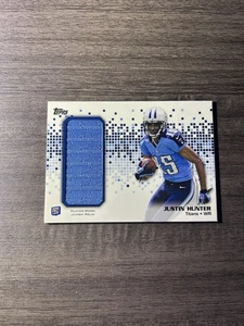 2013 Topps - Rookie Jumbo Relic Justin Hunter #RJR-JH (MEM, RC) - Imagen 1 de 2