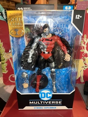 DC Multiverse McFarlane Gold Label Cyborg Superman Action Figure 2025 New! - Image 1 of 4