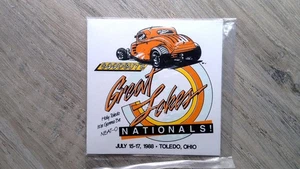 Daytona Trophy Automobilia Plaque Adhesive Backed 3M Vintage - Picture 1 of 2