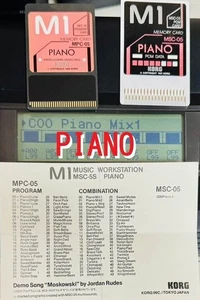 Schede dati Korg MPC-05 + MSC-05 per ACCESSORIO M1 VINTAGE CIRCUITO PERFETTO - Foto 1 di 2