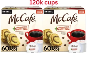 McCafé Zimt Streusel Kaffee Kuchen K-Tassen 120ct Altbestand frisch - Bild 1 von 2