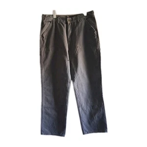 Vintage Carhartt Double Knee Hose Grau Workwear Loose Original Fit - W34 X L32" - Bild 1 von 15