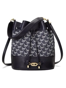 Ralph Lauren Andie Bucket Bag - Navy - Picture 1 of 11