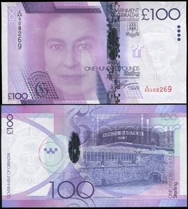 Gibraltar Banknote 100 pounds 01.01.2011 (2011) Unc Cat# P.39a - Picture 1 of 1