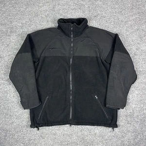 Chaqueta polar militar para clima frío para hombre XL negra Polartec sólida Y2K táctica - Imagen 1 de 17