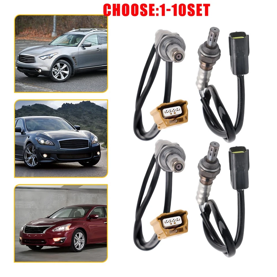 Sensor de oxígeno aguas arriba y aguas abajo 02 para Infiniti G37 FX35 G37 M35 350Z 4-20X Foto 1 de 4