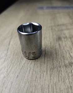 1/2" Craftsman 1/4" Drive Socket SAE Chrome Shallow 6pt New W/O Box CMMT43499 - Bild 1 von 2