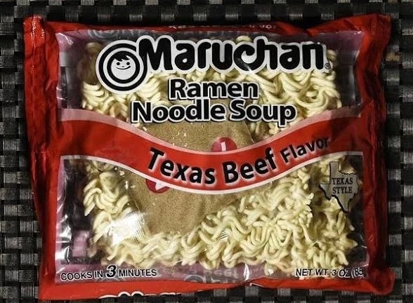Maruchan Texas Beef RARO Prison Ramen Paquete de 30 Foto 1 de 2