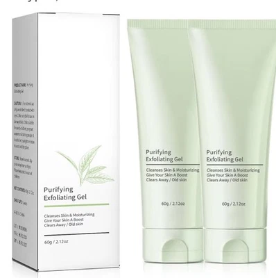 Gel exfoliante purificante (paquete de 2) gel exfoliante iluminador exfoliante rostro/cuerpo Foto 1 de 4