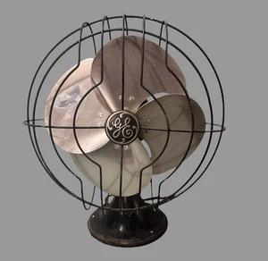 Vintage GE Retro Art Deco 4 Blade Electric Table Fan - Picture 1 of 9