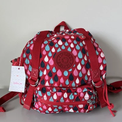 Mochila de chuva colorida Kipling nova com etiquetas - Imagem 1 de 4