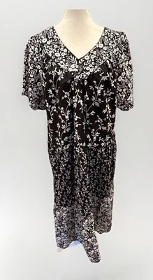 Vestido Mumu Only Necessities Mujer Floral Confort Verano Playa Floral Talla L 18/20 Foto 1 de 4