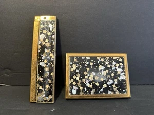 Set pettine vintage da donna in polvere compatto con abbinamento di Zell Fifth Avenue - Foto 1 di 9