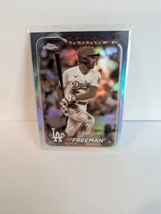 2024 Topps Chrome - Freddie Freeman #4 Sepia Refractor - Picture 1 of 2