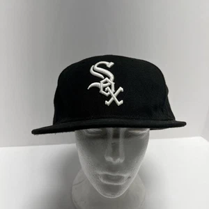 SOX Chicago White New Era COOL BASE 59 Fifty Mütze Cap OFFICIAL ON FIELD CAP Schwarz - Bild 1 von 12