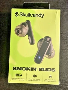 Skullcandy Smokin' Buds Auricolari In-Ear Wireless Nero Nuovi - Foto 1 di 3