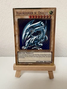 Yu-Gi-Oh! Blauäugiger W. Drache MAGO-DE001 GOLD Rare Deutsch 1.Auflage - Bild 1 von 3