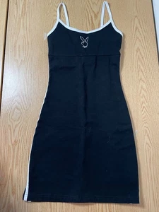 Damen Playboy Minikleid schwarz weiß Größe S - Bild 1 von 5