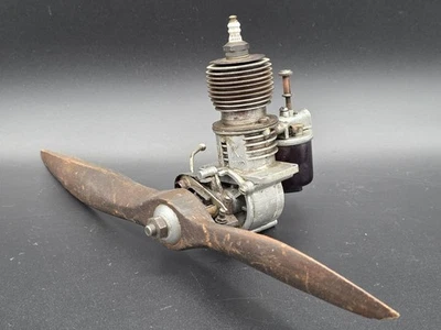 Herkimer O.K. 60 Plane Engine Ignition Glow Airplane Model Motor Control Line - Image 1 of 4