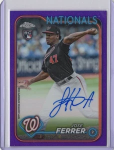 2024 Topps Chrome Update #RA-JOF Jose Ferrer Autographs Purple Refractors - Picture 1 of 2