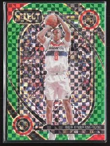 2024-25 PANINI SELECT BUB CARRINGTON RC ROOKIE GREEN CHECKER PRIZM #D 3/5 - Picture 1 of 2