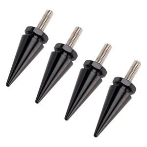 4pcs Aluminum Windshield Spiked Bolts Black For CVO Road Glide FLTR 2015-2025 B2 - Picture 1 of 6