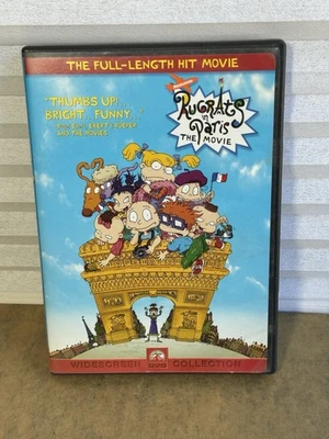 Rugrats in Paris: The Movie DVD (2001, Widescreen) Nickelodeon Paramount Foto 1 de 2