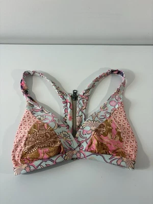 (TOP) Maaji Super Fly Palms Mako Bikini Top. Nwot Size Med - Image 1 of 4