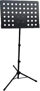 NOTE STAND - ORCHESTRA CONSOLE - BLACK - NOTE DESK - 2-WAY PULL-OUT - ANS5 - Picture 1 of 4