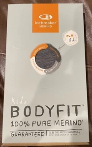 Icebreaker Merino Kids Bodyfit 200 Oasis Leggings Gritstone Hthr Sz 5 Years EUC - Picture 1 of 4