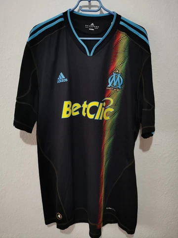 Olympique Marseille Trikot Lucho Gonzalez #8 Adidas Shirt Football 2010 Jersey Cover