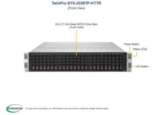 Supermicro 2U Barebones Server SYS-2028TP-HTTR NO-CPU/RAM/SDD - Picture 1 of 4