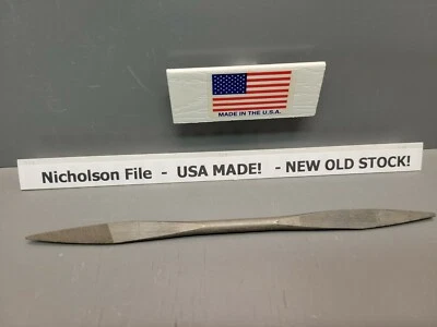 Nicholson Auger Bit File 7" Kearney & Foot No. 00258  New Old Stock - ** USA ** - Image 1 of 4