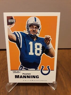 1999 Upper Deck Retro Peyton Manning Indianapolis Colts # 63 - Image 1 of 2