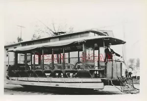 2CC292 RP 1900s/60s PHILADELPHIA RAPID TRANSIT RAILWAY BENCH CAR #1043 - Picture 1 of 1