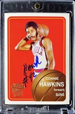 2005-06 1952 Style Topps Fan Favorites Autograph Connie Hawkins Auto #FFA-CHA