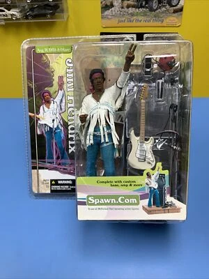 McFARLANE TOYS JIMI HENDRIX 18 DE AGOSTO 1969 8:04 AM NUEVO Foto 1 de 4
