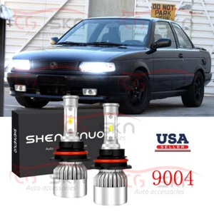 For Nissan Sentra 1985-1998 9004/9007 LED Headlight Hi/Low Beam 6000K Bulbs Kit - Picture 1 of 10