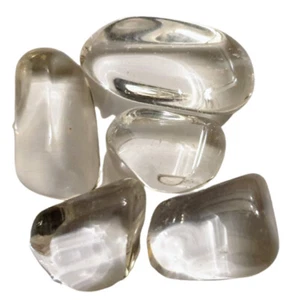 5 piedras de cristal de roca cuarzo 10-25 mm cristales terapeutas reiki chakra. - Imagen 1 de 1