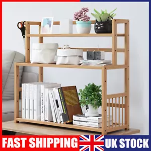 3 Layers Wooden Bookshelf Magazine Files Organizer Shelving Bookcase Storage New - Picture 1 of 6