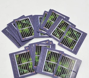 Monopoly Replacement Jurassic World Park Full Set 24 Cardboard Fence Cards Gate - Picture 1 of 2