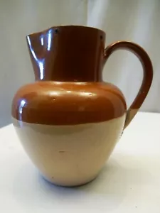 Antik Glasierter Steingut Krug Whisky Becher Markierte At Griff Collectibles #7 - Bild 1 von 11
